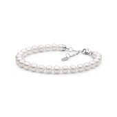 Bratara perle naturale si argint DiAmanti FORW665-B-G